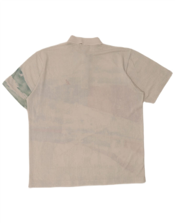 AUSTRALIAN L'ALPINA Herren Poloshirt IT 40 Medium Off White