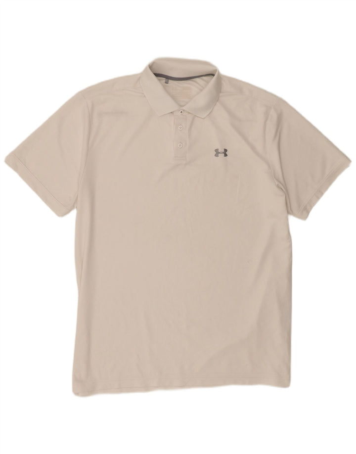 Under Armour Herren Poloshirt Large Weiß