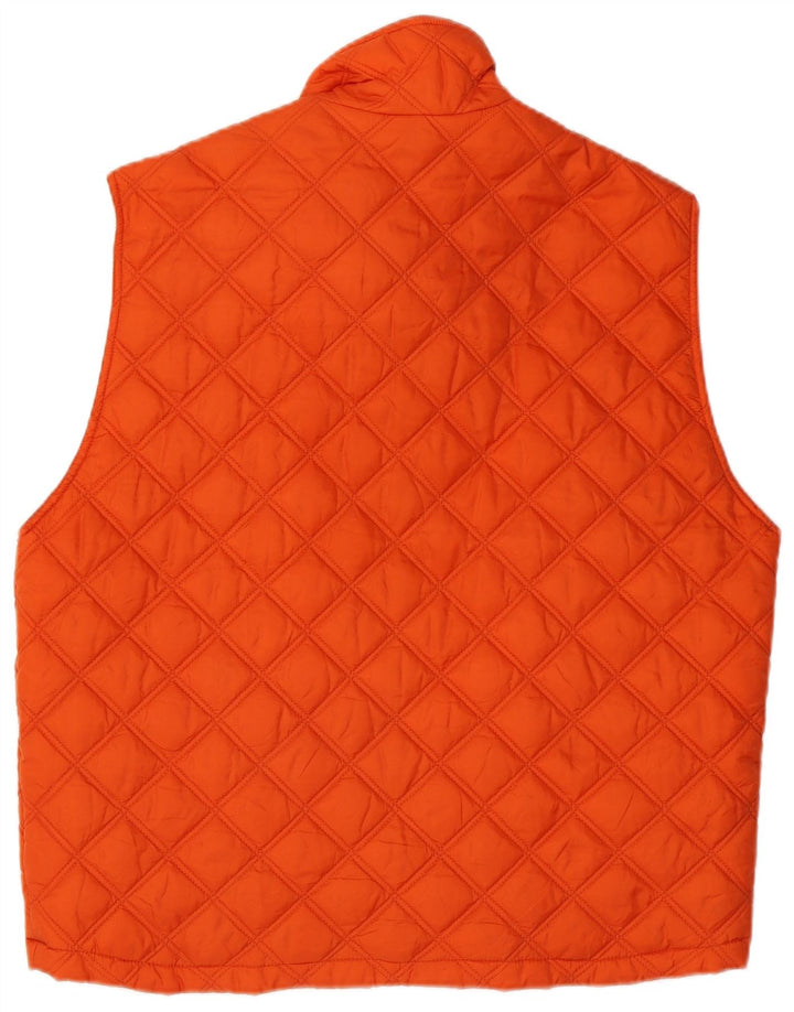 Invicta Herren Steppweste UK 42 XL Orange Polyamid