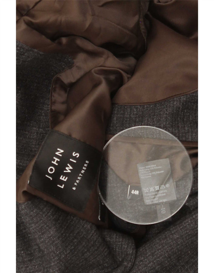 John Lewis Herren-Blazer mit 2 Knöpfen, UK 44 2XL, graue Wolle