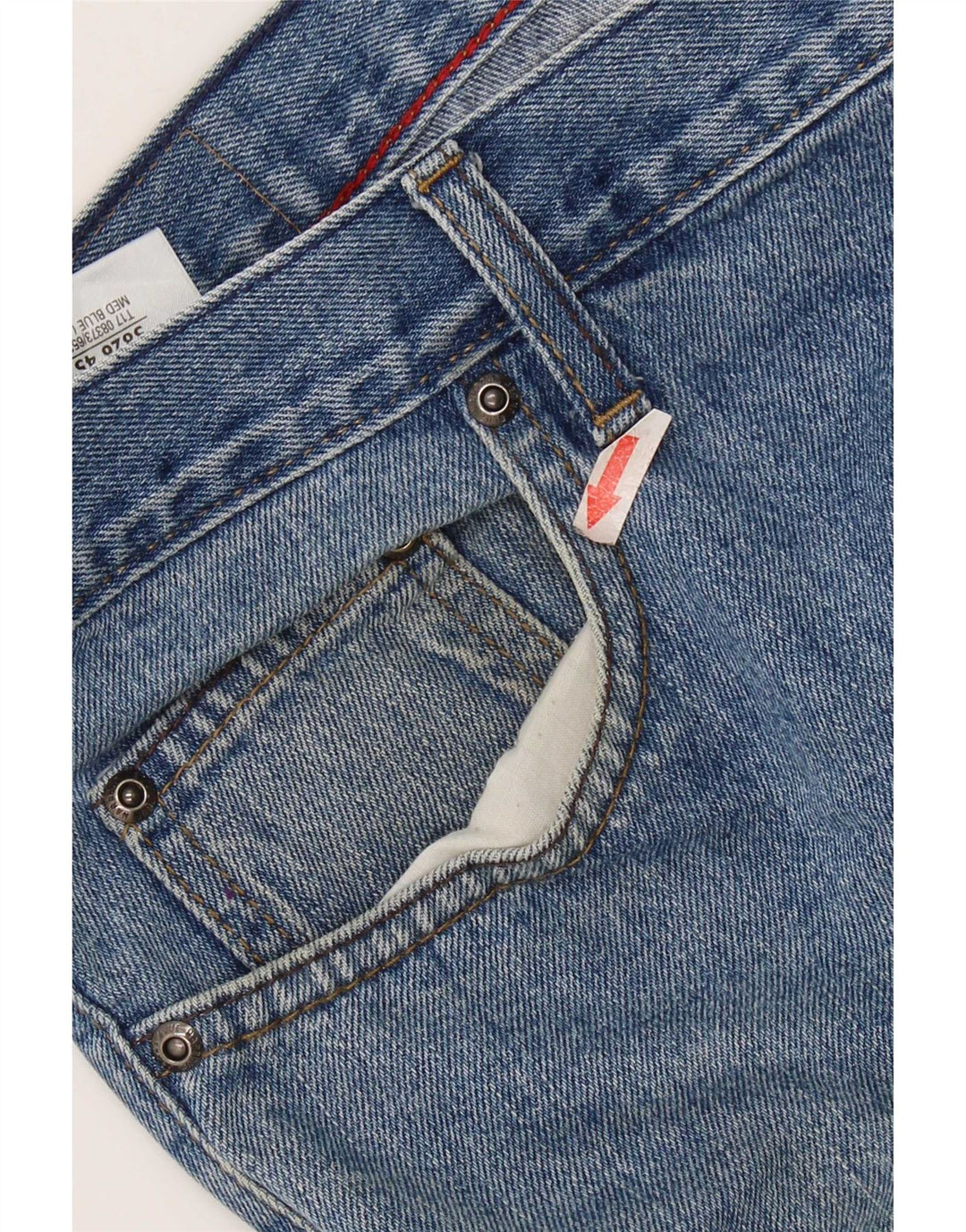 Marks & Spencer Herren Blue Harbor Straight Jeans W44 L29 Baumwolle