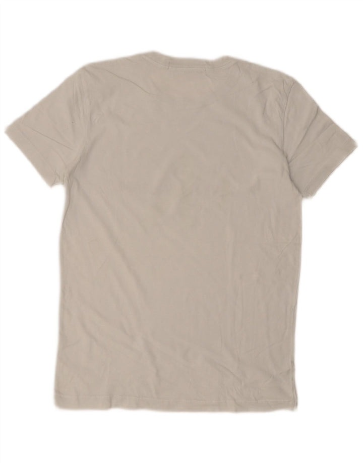CALVIN KLEIN JEANS Herren T-Shirt mit Grafik, Mittelweiß