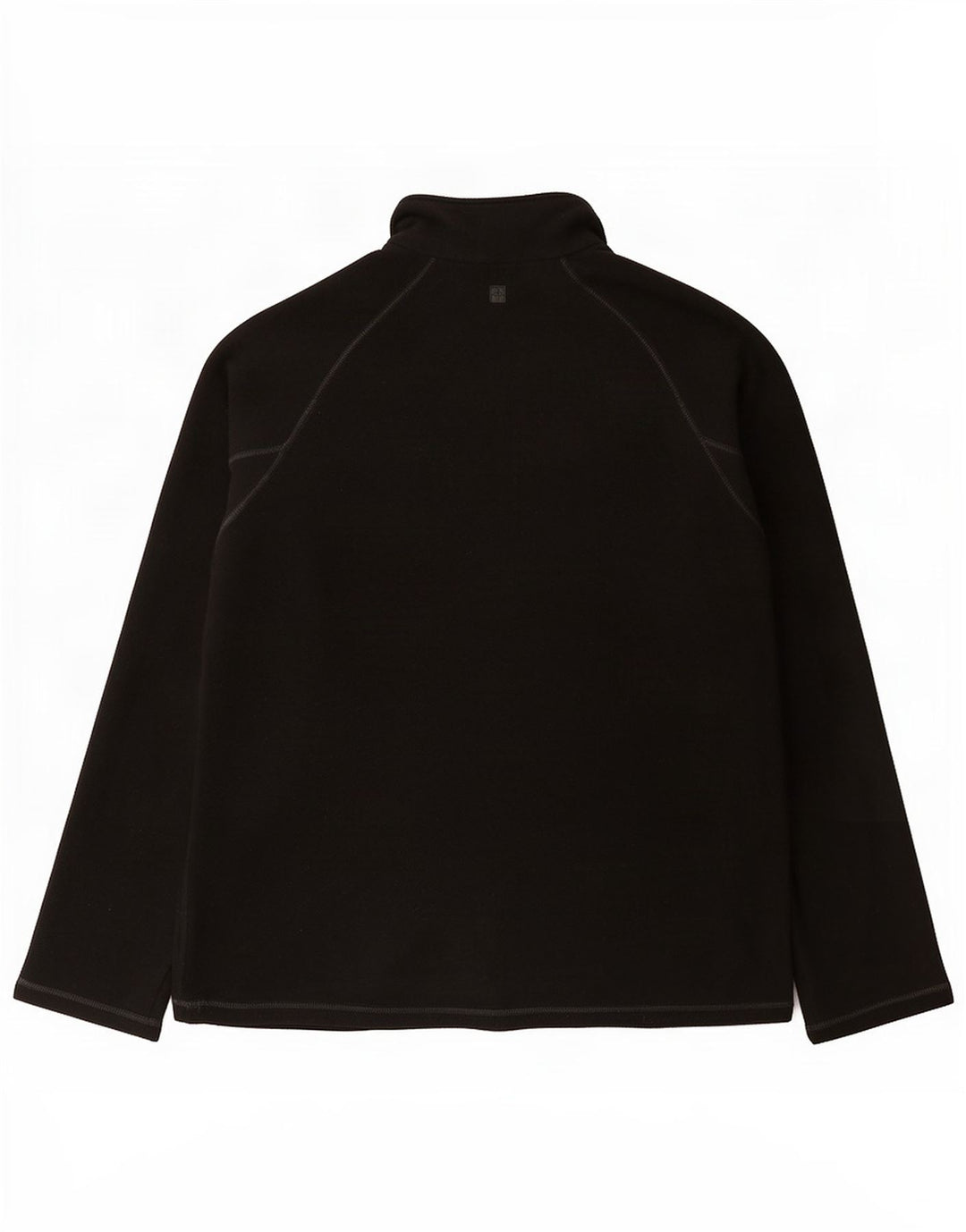 Mountain Warehouse Herren-Fleecepullover mit Reißverschluss am Hals, Mittelschwarzes Polyester