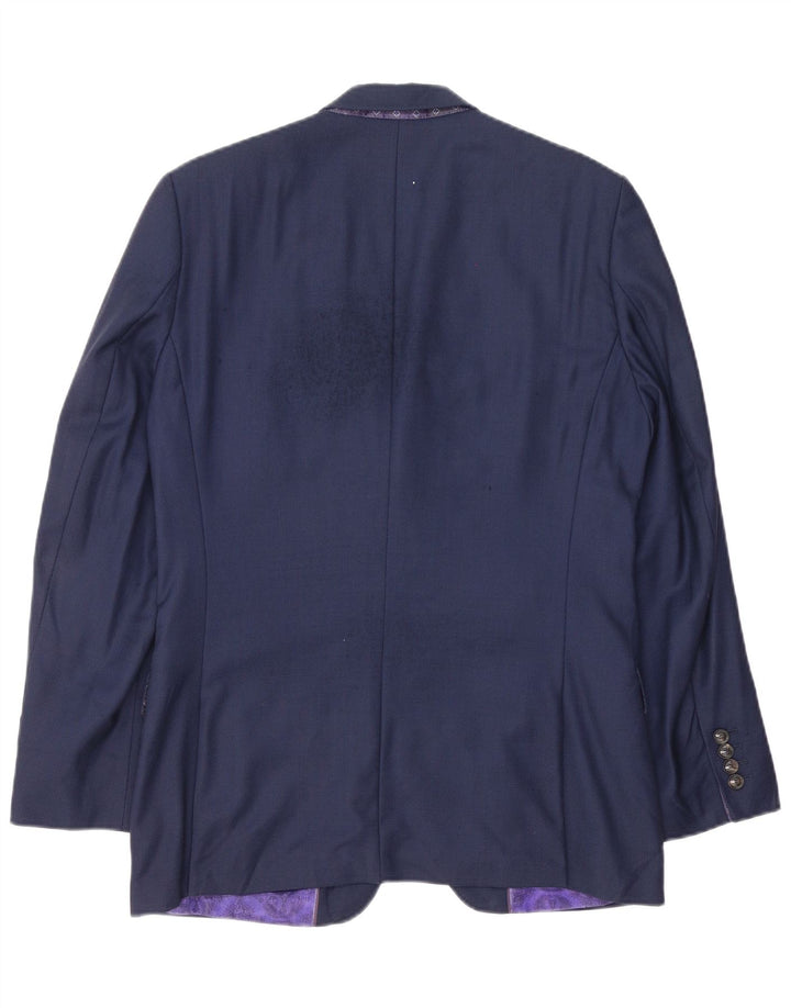 Ted Baker Herren-Blazer mit 2 Knöpfen, UK 38, Mittelmarineblau, Polyester