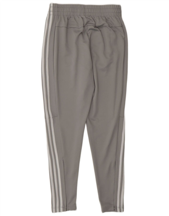 Adidas Damen Trainingshose UK 8/10 Small Grau Polyester