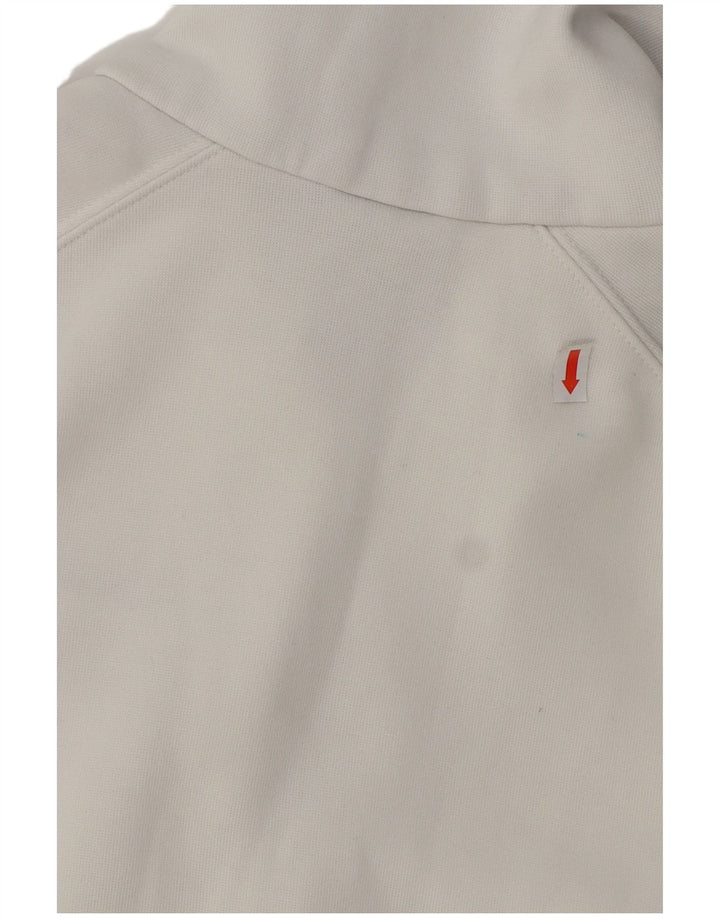 ADIDAS Mädchen-Trainingsanzug, Top-Jacke, 13–14 Jahre, weiße Baumwolle