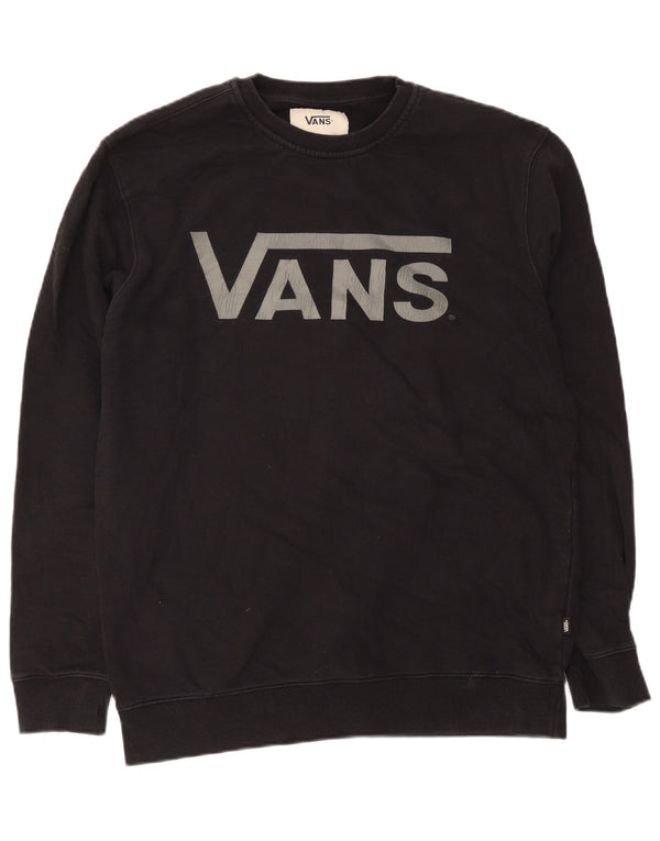 Vans Herren Graphic Sweatshirt Pullover XL Schwarz Baumwolle