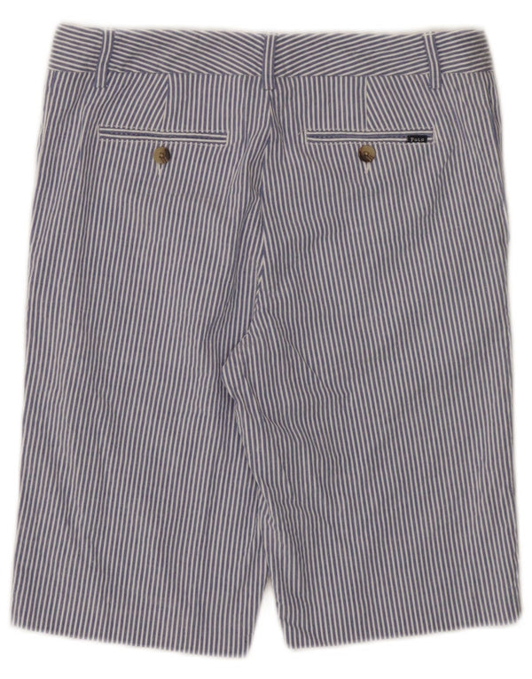 POLO RALPH LAUREN Chino-Shorts für Jungen, 15–16 Jahre, W28, Marineblau, Nadelstreifen