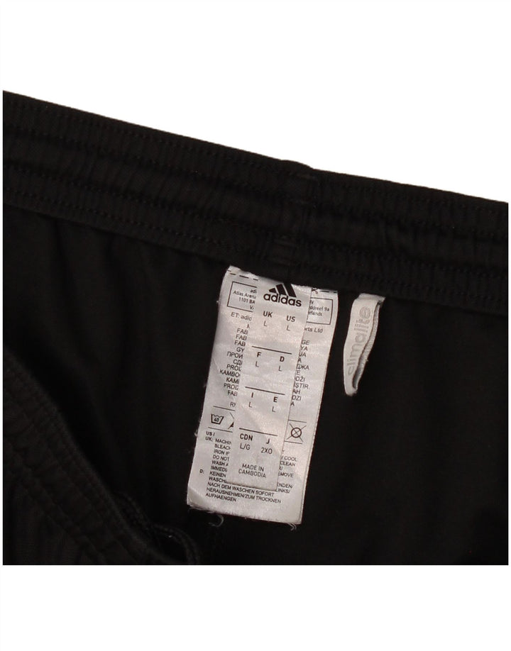 ADIDAS Mens Climalite Sport Shorts Large Black Polyester