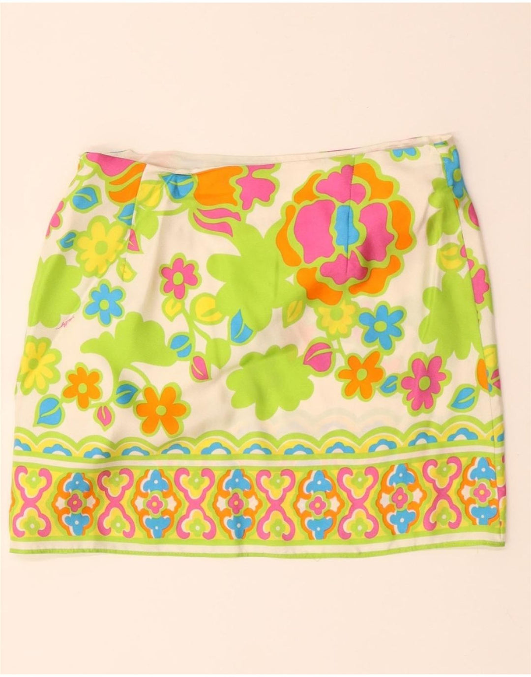 MILLY Womens Mini Skirt US 2 XS W28 White Floral