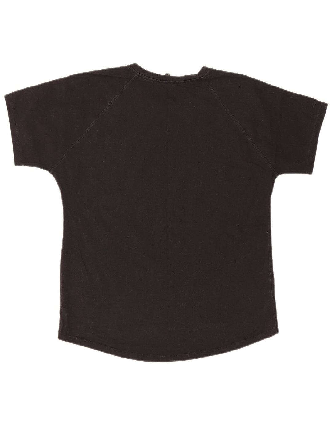 Massimo Dutti Herren T-Shirt Top Small Schwarz Baumwolle
