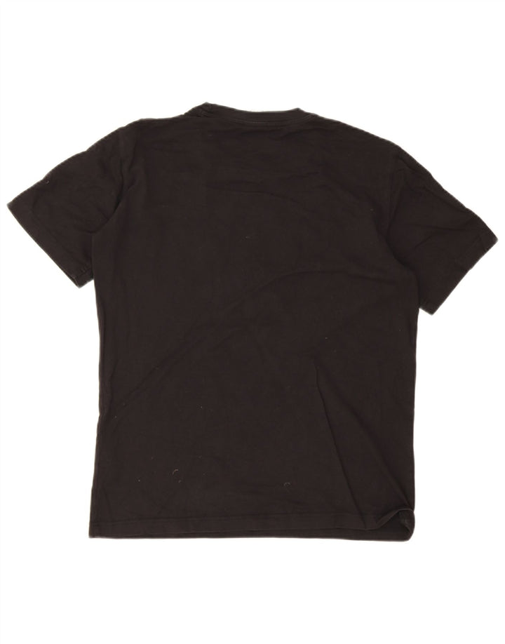 Champion Herren Harvard Graphic T-Shirt Top Mittelschwarze Baumwolle