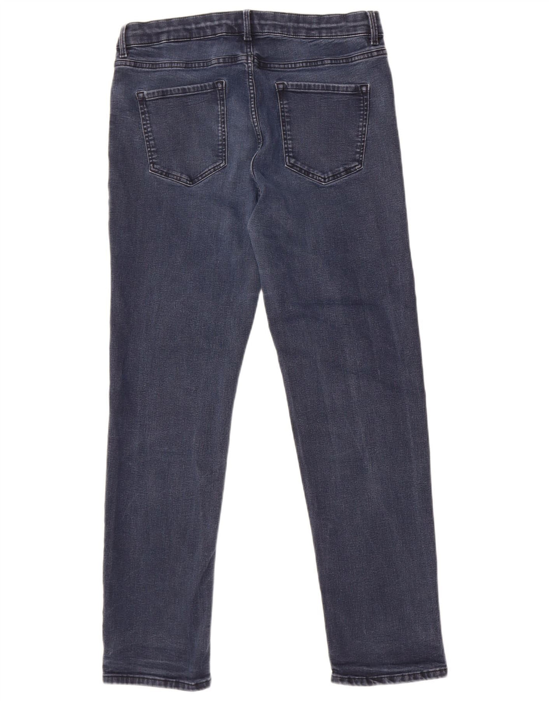 Marks & Spencer Damen The Sienna Straight Jeans UK 16 Large W32 L29 Blau