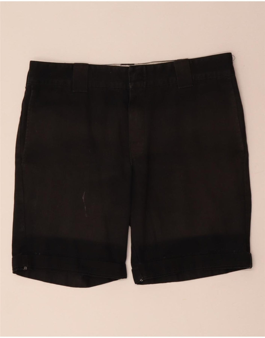 DICKIES Herren-Chinoshorts W34, Größe L, Schwarz, Baumwolle