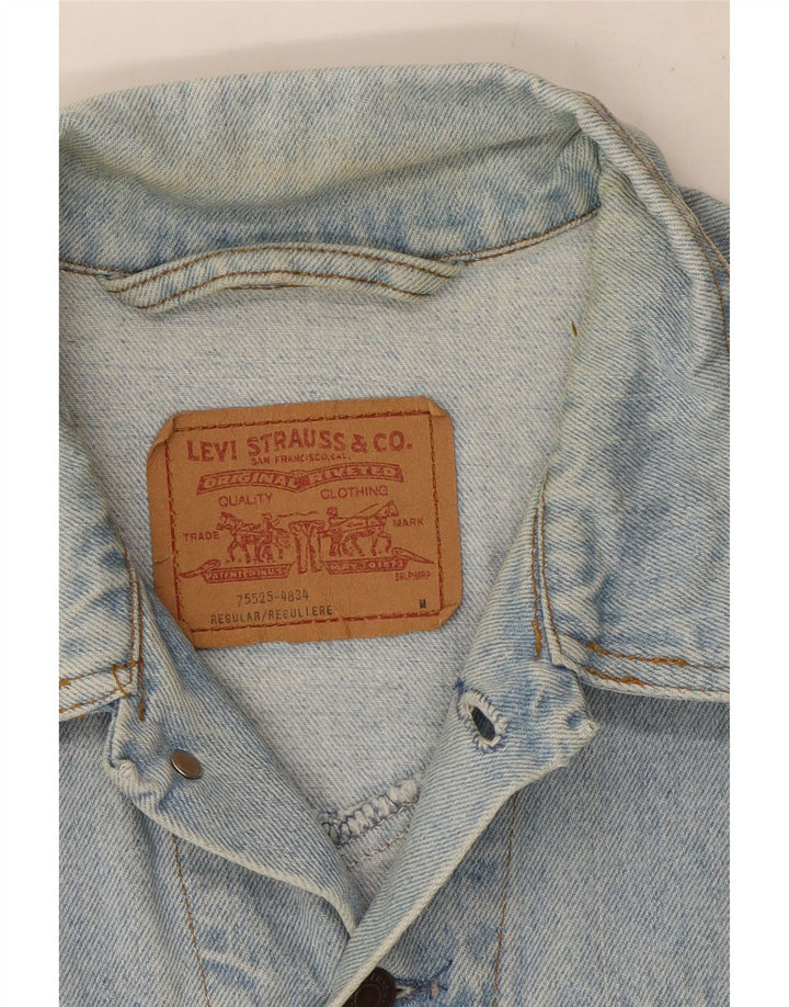 Levi's Herren Jeansjacke UK 38 Mittelblau
