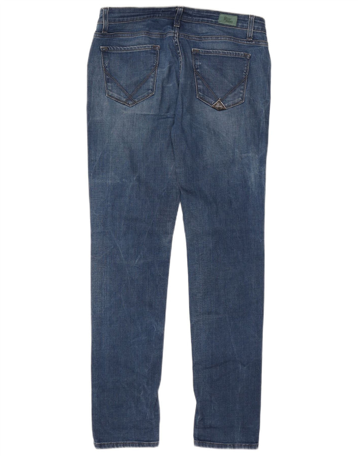 Roy Rogers Damen Slim Jeans IT 47 Large W33 L32 Blaue Baumwolle