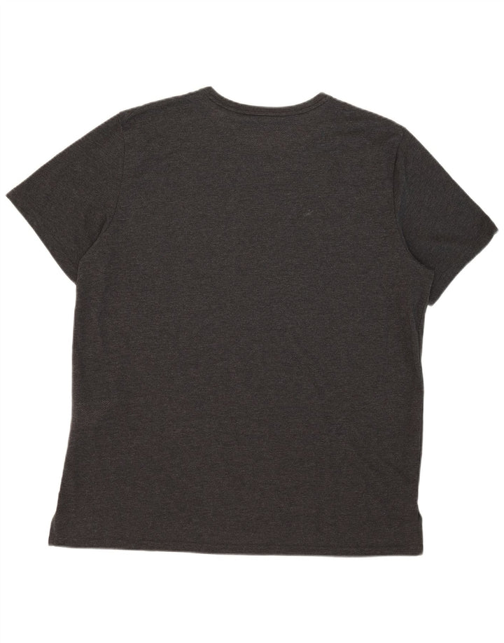Nike Herren Dri Fit T-Shirt Top XL Grau Polyester