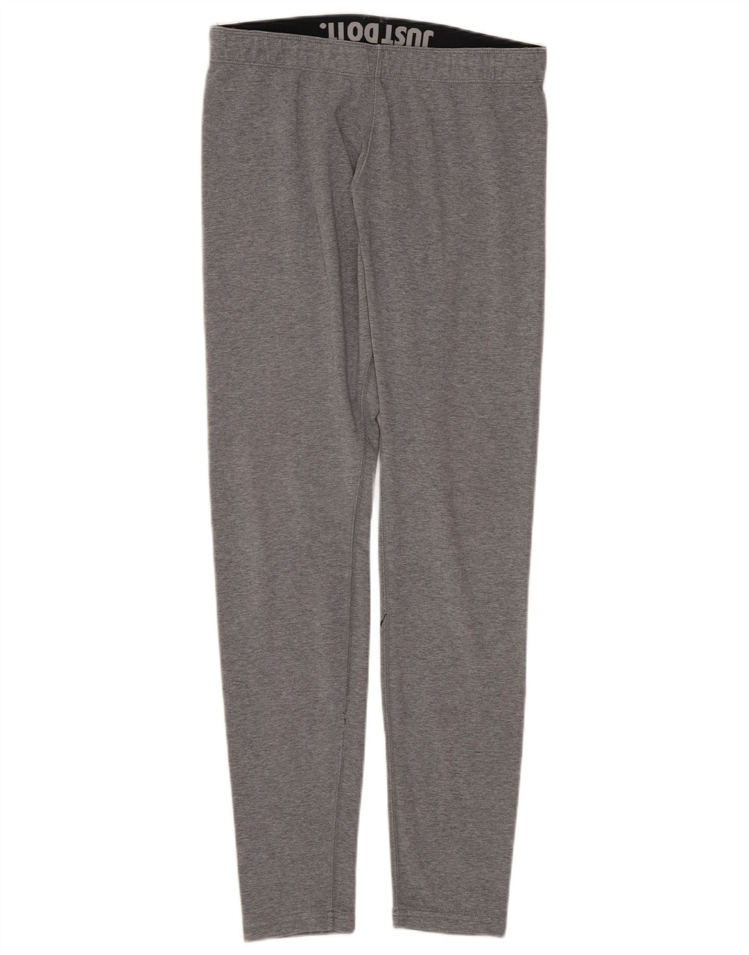 Nike Womens Graphic Leggings UK 12 Mittelgraue Baumwolle