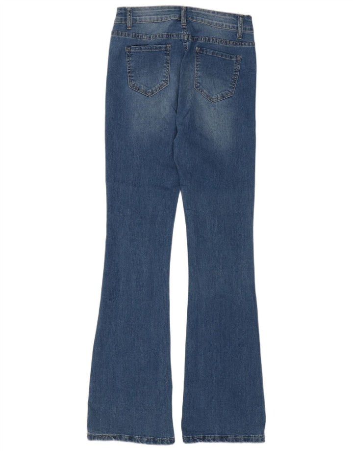 Slim Flared-Jeans für Damen von Libero, Größe M, W27, L31, Blau, Baumwolle