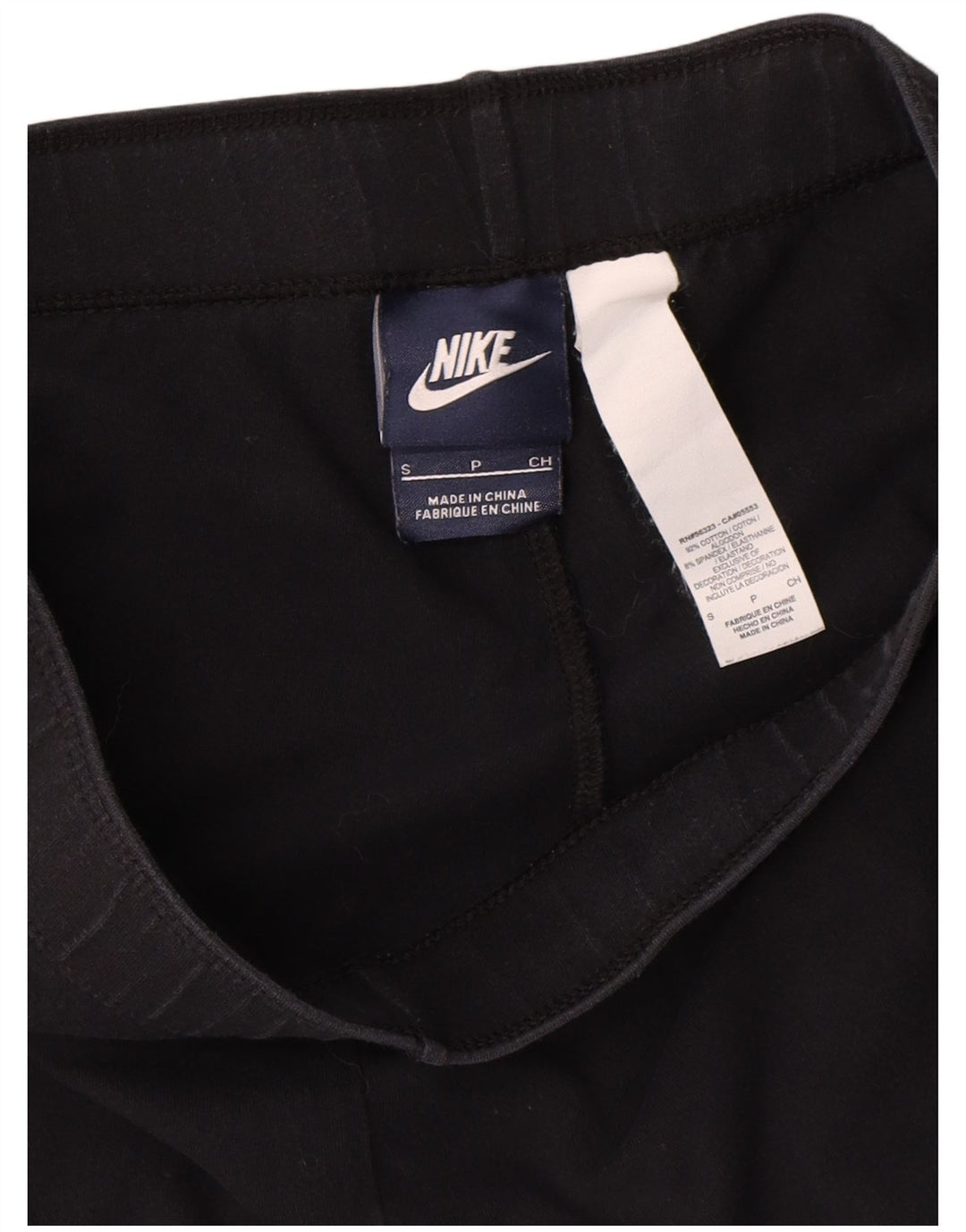 Nike Damen-Capri-Leggings mit Grafik, Größe S, Größe S, Schwarz, Baumwolle