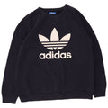 Adidas Herren-Sweatshirt mit Grafik, groß, marineblau, Baumwolle
