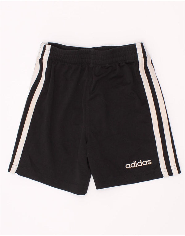 Adidas Baby-Jungen-Sportshorts, 18–24 Monate, schwarzes Polyester