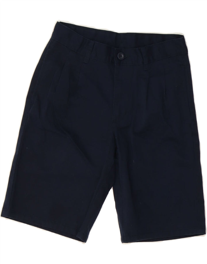 IZOD Boys Regular Chino Shorts 9-10 Years W26  Navy Blue Cotton Vintage Izod and Second-Hand Izod from Messina Hembry 