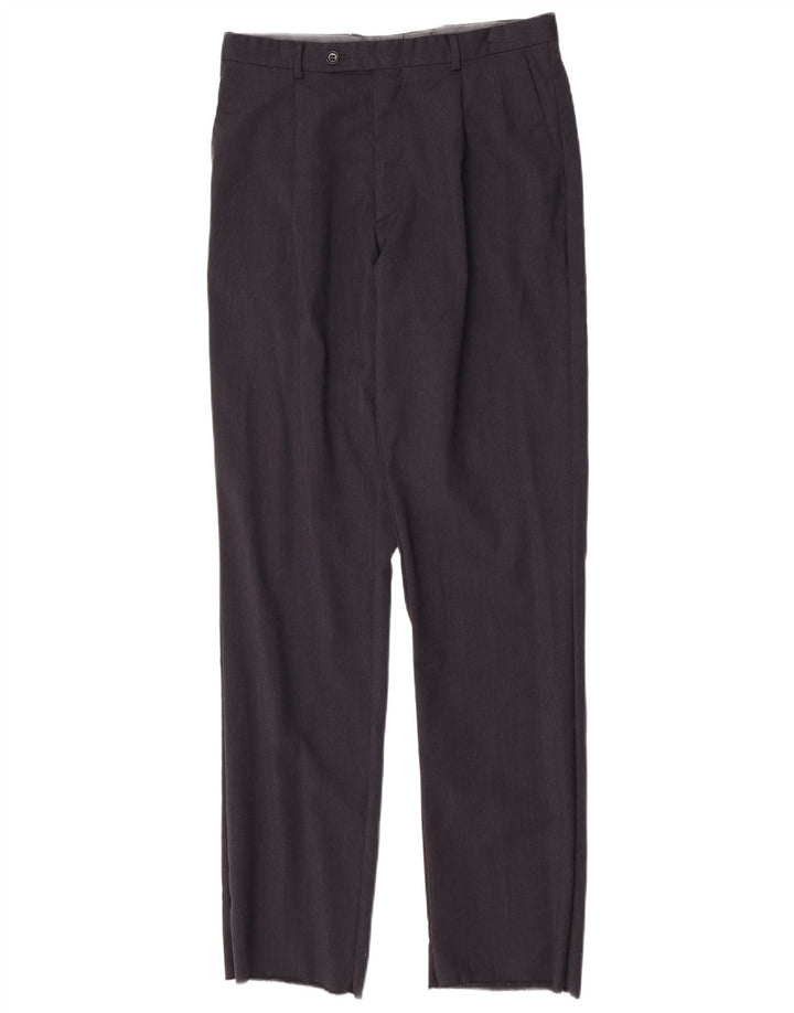 Trussardi Herren-Anzughose, gerade geschnitten, IT 48, mittelgroß, W32, L34, Marineblau