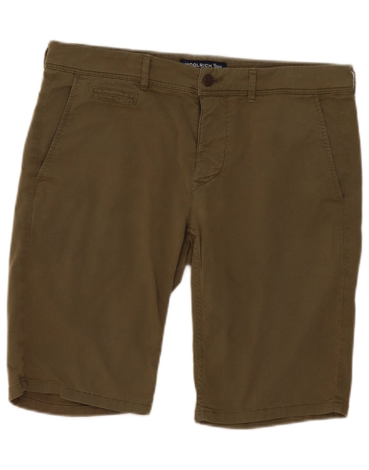 Woolrich Herren Chino-Shorts W34 Large Khaki