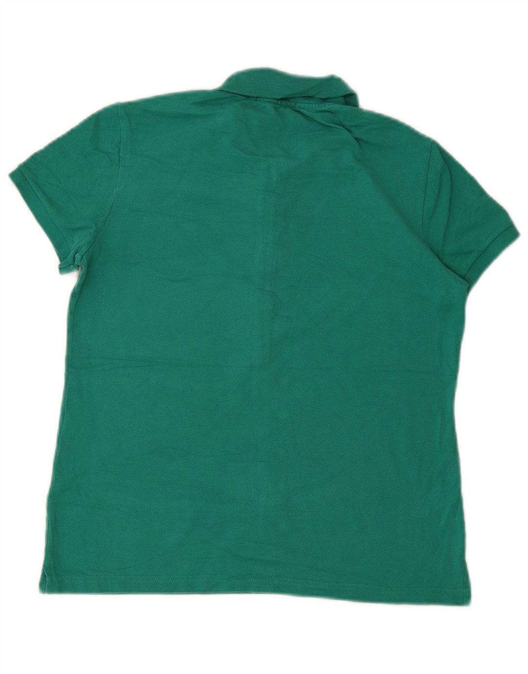 Lacoste Damen-Poloshirt, Größe 40, mittelgrüne Baumwolle