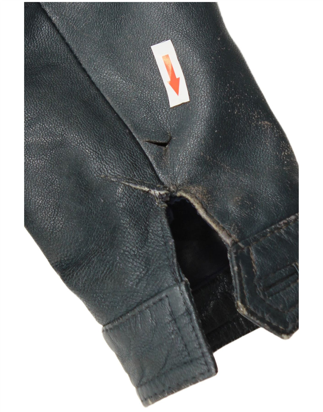 C&A Herren Lederjacke UK 36 Small Blaues Leder