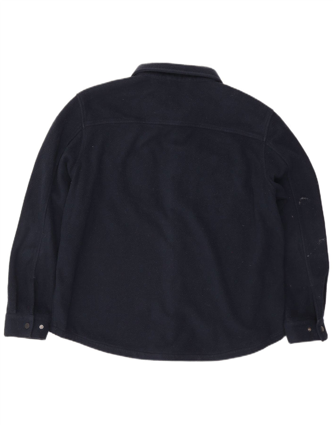 Marks & Spencer Herren Fleece-Hemd XL Marineblau Polyester