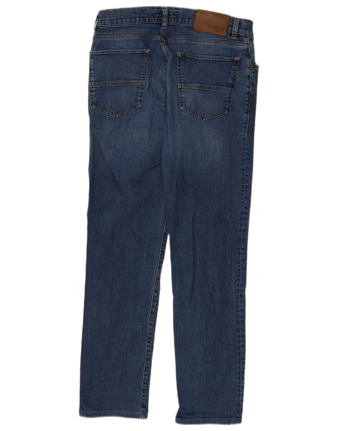 Trussardi Herren Slim Jeans W33 L30 Blaue Baumwolle