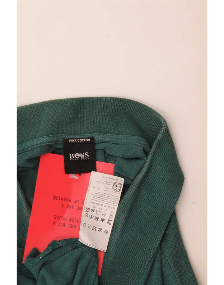 Hugo Boss Herren Poloshirt 3XL Grüne Baumwolle