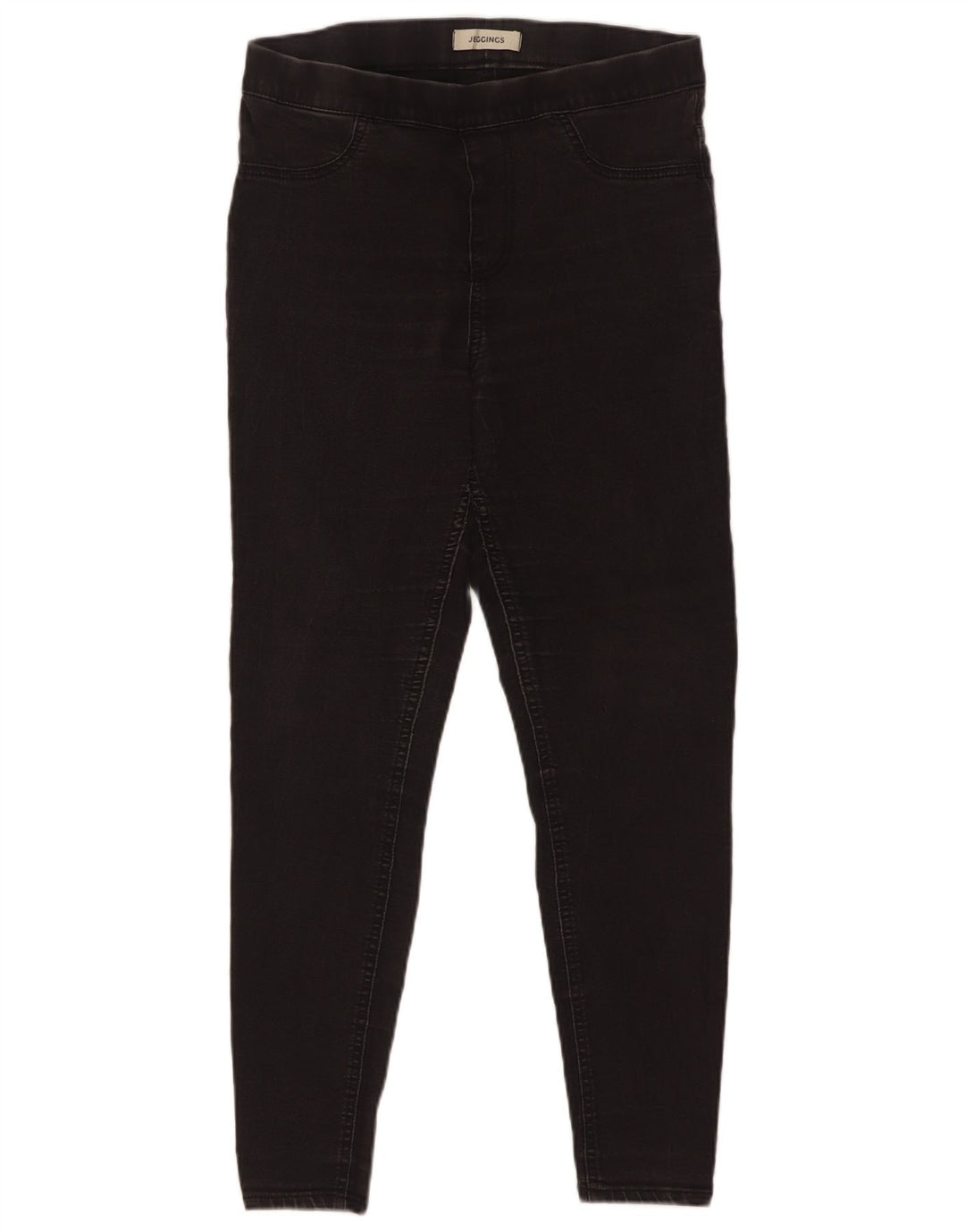 Marks & Spencer Damen Jegging-Jeans UK 12 Medium W29 L28 Schwarze Baumwolle