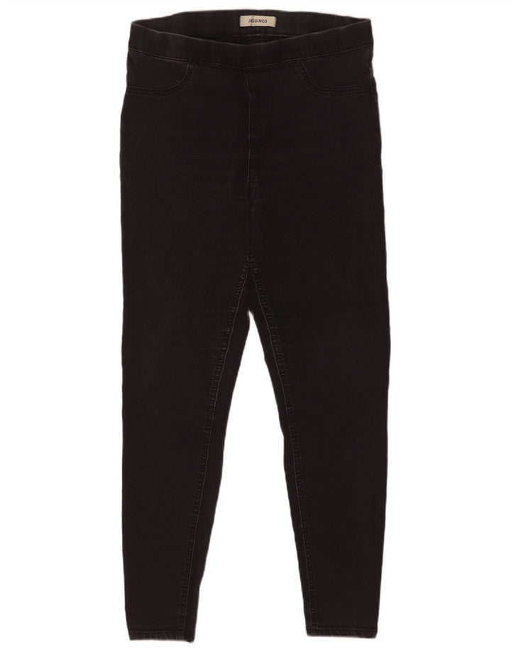 Marks & Spencer Damen Jegging-Jeans UK 12 Medium W29 L28 Schwarze Baumwolle