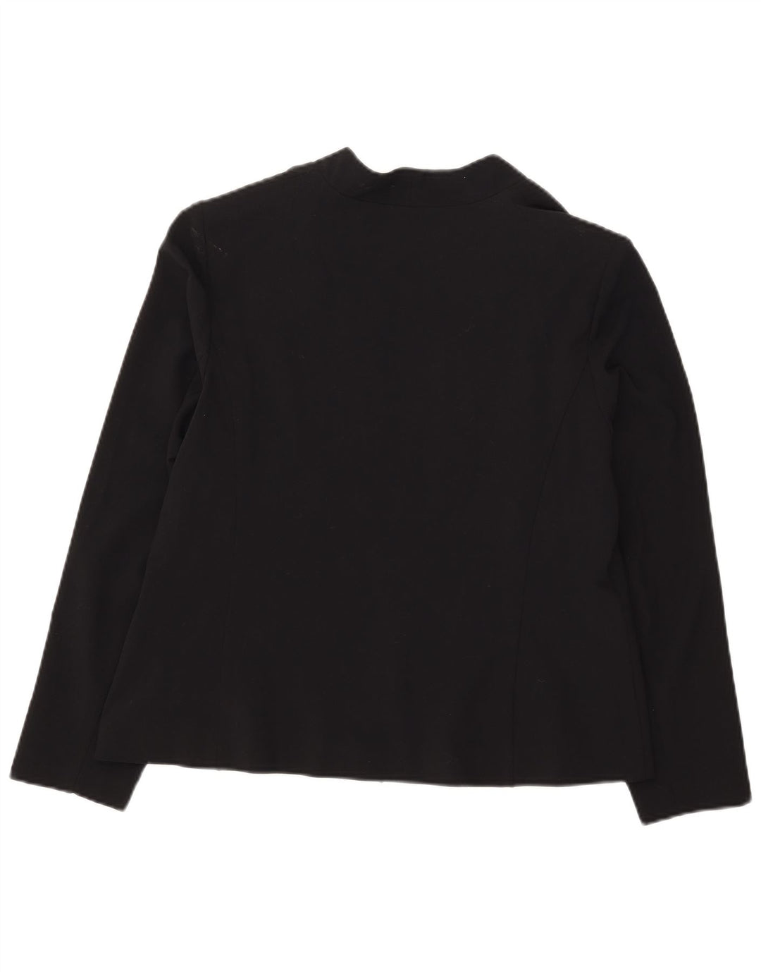 Marks & Spencer Womens Open Blazer Jacke UK 18 XL Schwarz Polyester