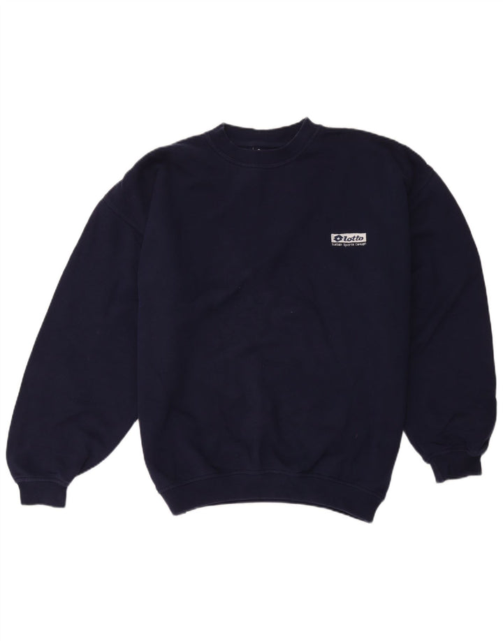 Lotto Herren-Sweatshirt, mittelgroß, marineblau, Baumwolle