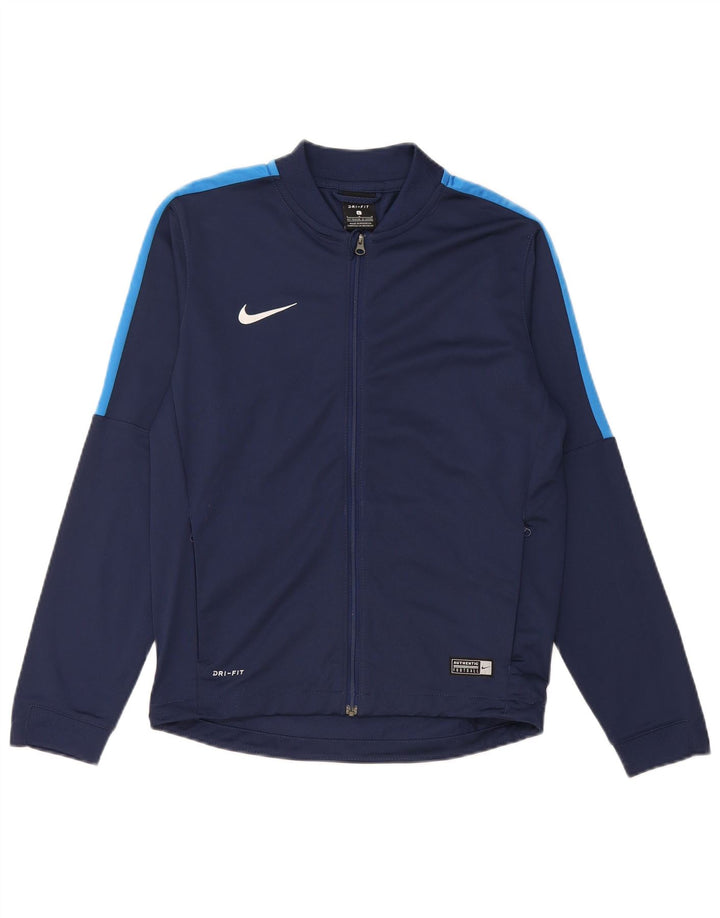 NIKE Dri-FIT-Trainingsanzug-Oberteil für Jungen, 12–13 Jahre, Größe L, Marineblau