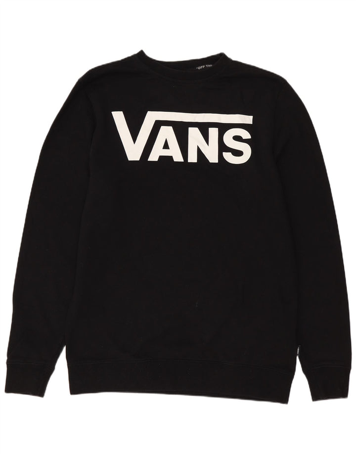 VANS Herren-Sweatshirt mit Grafik, Größe S, Schwarz