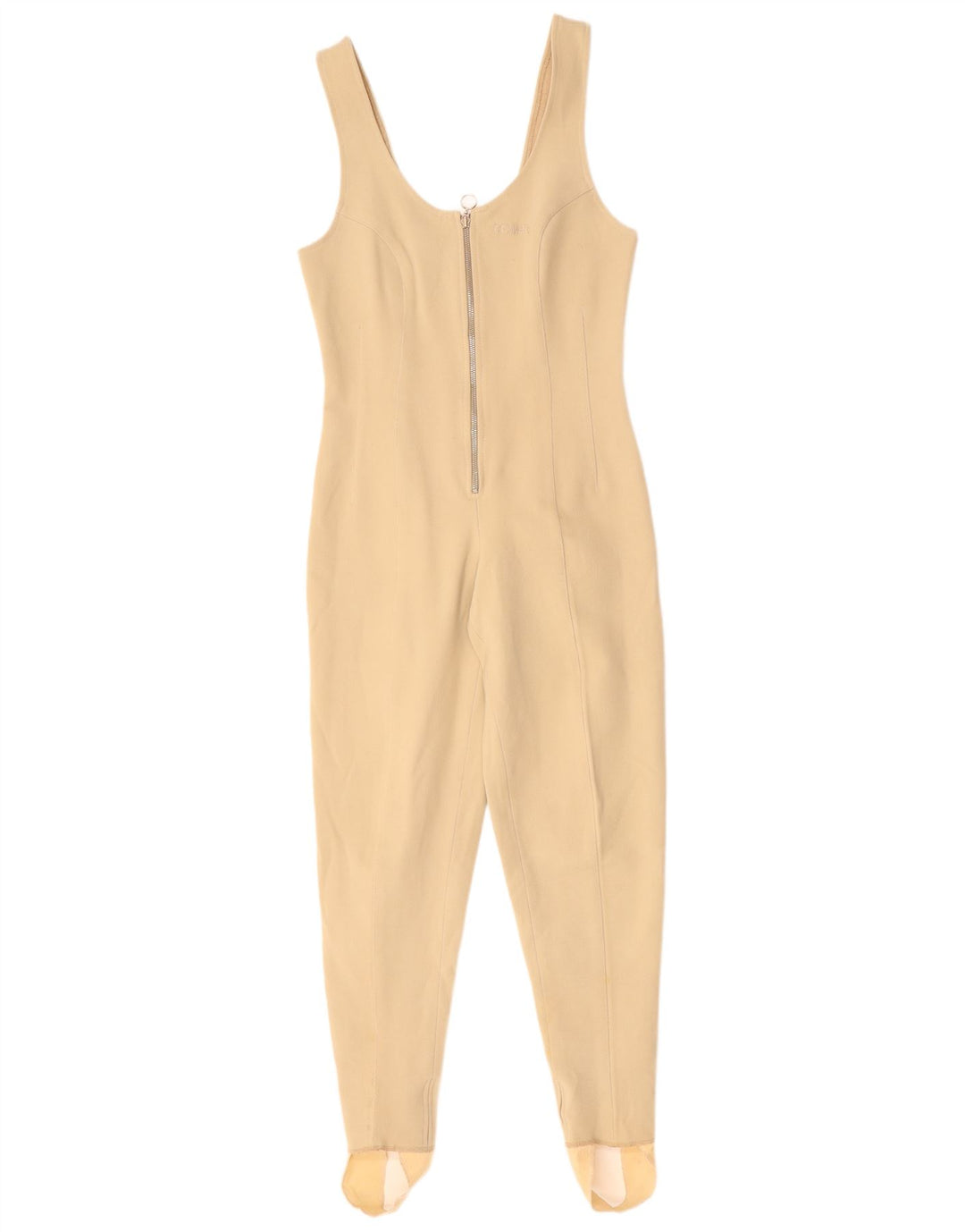 COLMAR Damen Ärmelloser Steigbügel-Jumpsuit IT 42 Mittelbeige