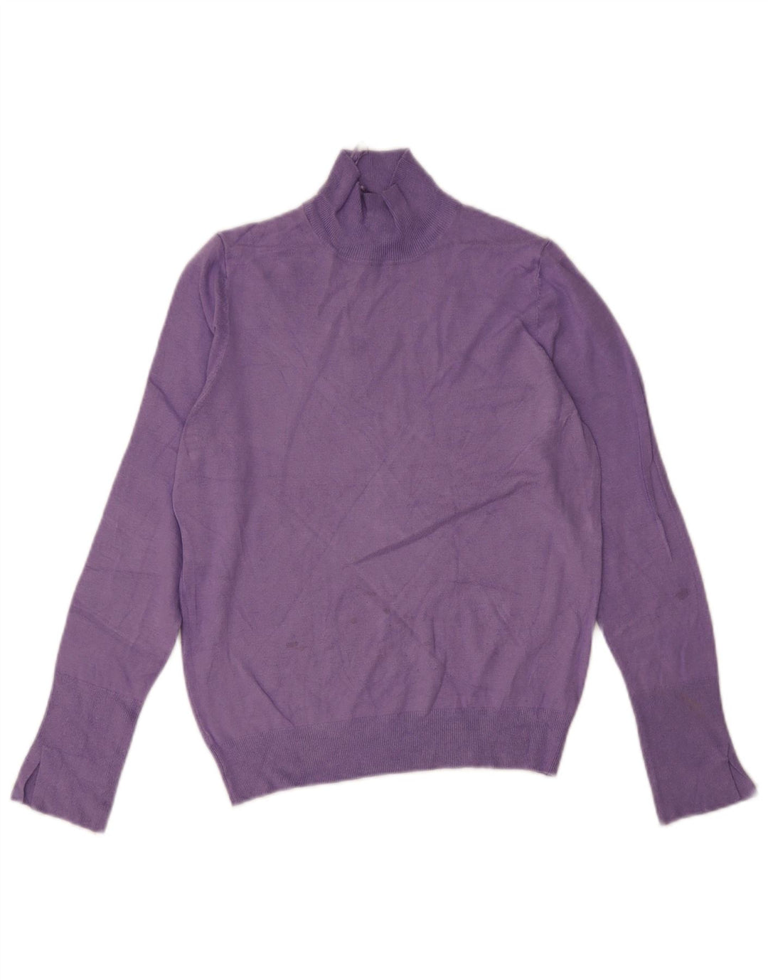 Rollkragenpullover von Zara für Damen, Gr. 12, mittelviolett