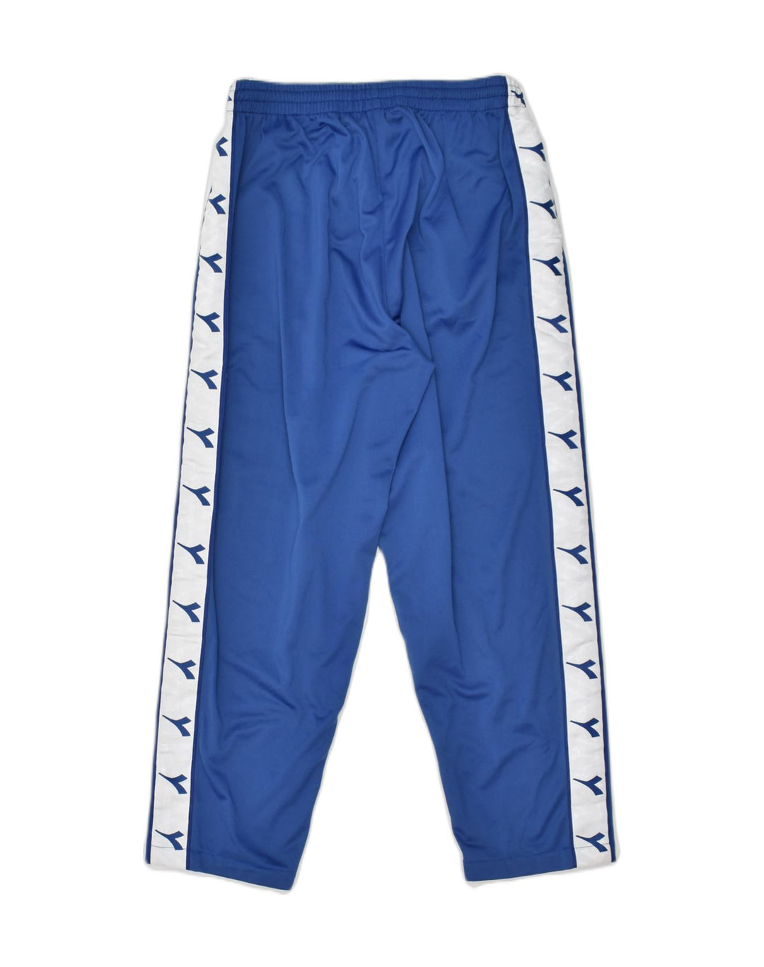 DIADORA Mens Graphic Tracksuit Trousers UK 42 Medium Blue Polyester | Vintage Diadora | Thrift | Second-Hand Diadora | Used Clothing | Messina Hembry 