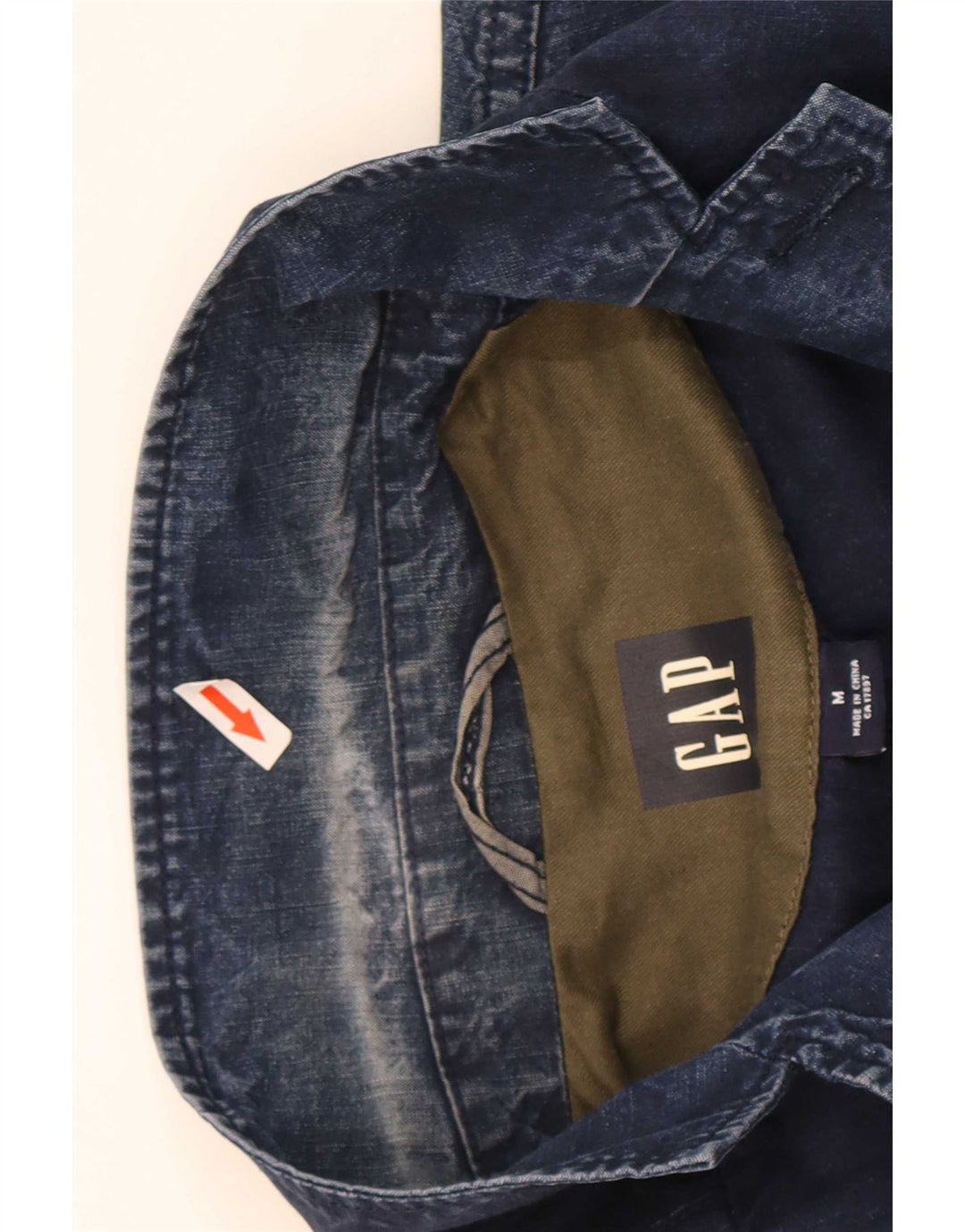 Gap Herren-Denim-Blazer mit 3 Knöpfen, UK-Größe 38, mittelmarineblau, Baumwolle