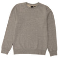 Superdry Herren-Sweatshirt-Pullover aus mittelgrau gefleckter Baumwolle