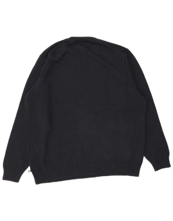 Marks & Spencer Herren Blue Harbor Rundhalspullover Pullover XL Marineblau