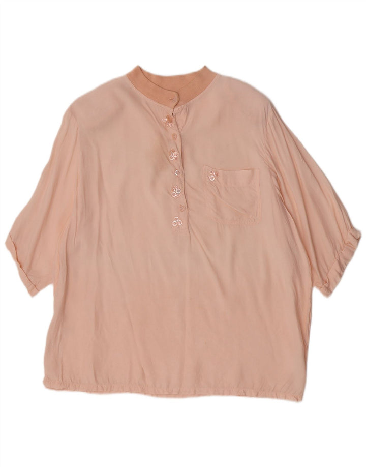 Temptation Damen-Blusenoberteil, UK-Größe 46, Größe L, rosa Viskose