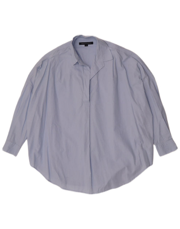 French Connection Damen-Pullovershirt mit 3/4-Ärmeln, Gr. 10, Blau
