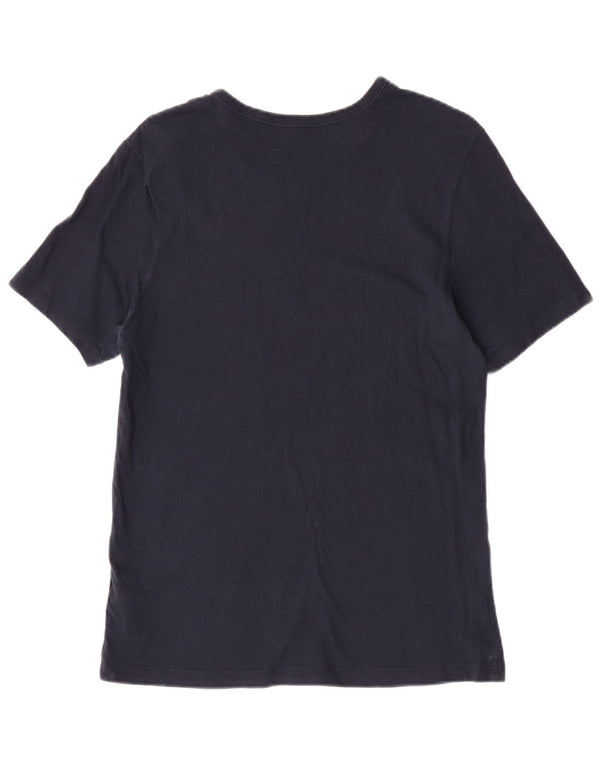 Hugo Boss Herren T-Shirt Top Medium Marineblau Baumwolle