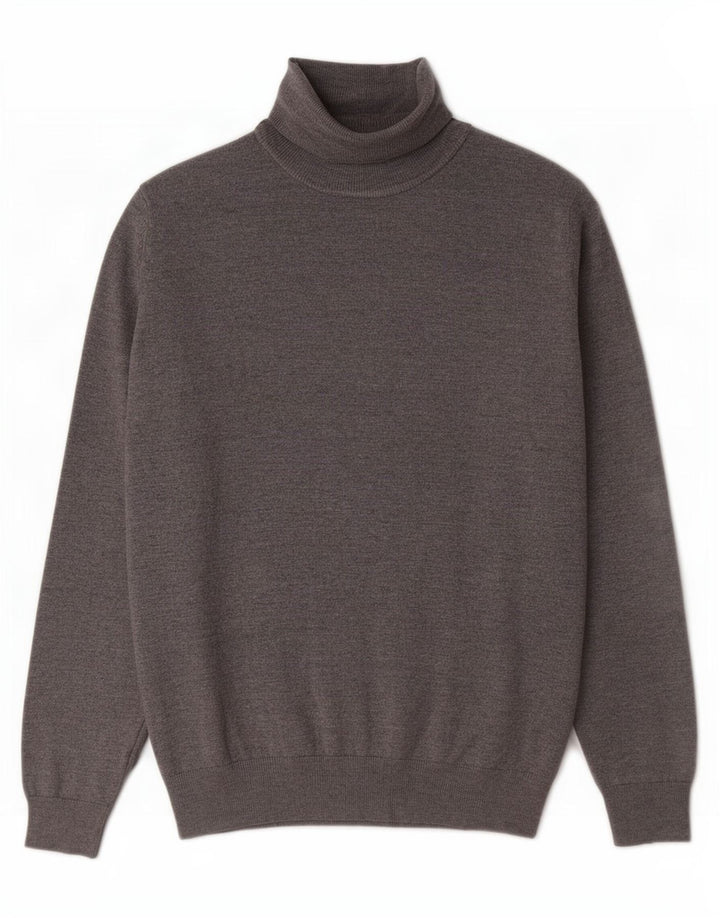 Rollkragenpullover für Herren von Zara, Größe S, Grau